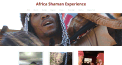 Desktop Screenshot of africashamanexperience.com